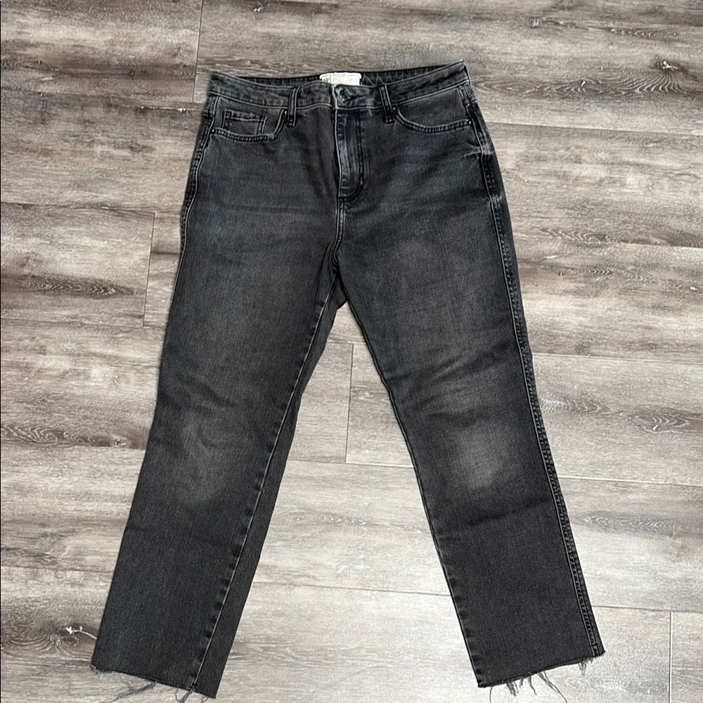 Free People Black Denim Jeans